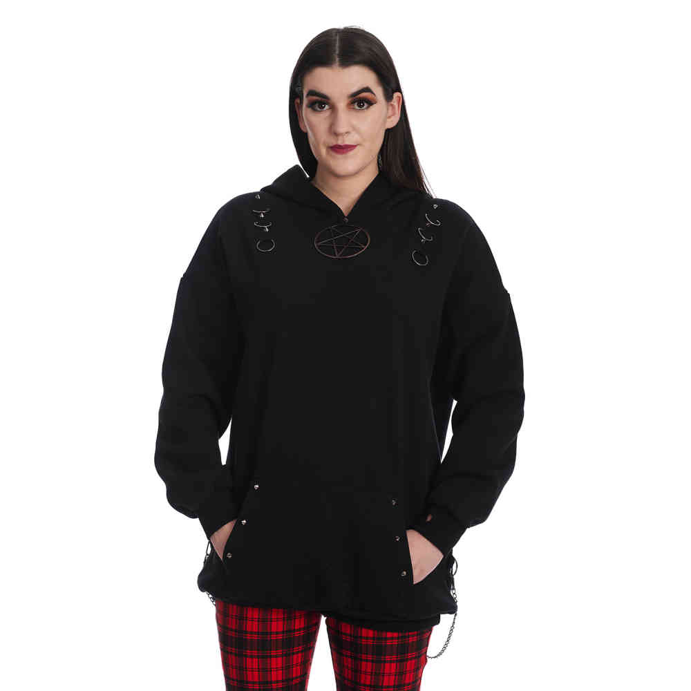 Banned - Helia Hoodie/trui - Zwart